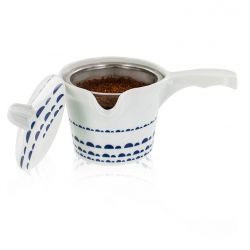 Théière en porcelaine, KYOTO, avec filtre inox - 0,25 litre - Aromandise