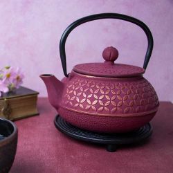 Sous-théière japonaise en fonte, Noir - 14cm - Aromandise