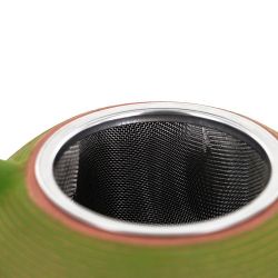 Teiera in ghisa, MING Golden Green, con filtro in acciaio inossidabile - 1,2 litri - Aromandise