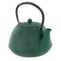 Théière en fonte, HANAMI émeraude, avec filtre inox - 1,2 litre - Aromandise