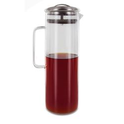 Caraffa di vetro per infusione fredda con filtro rimovibile in acciaio inossidabile - 1.5 L - Aromandise