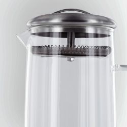 Caraffa di vetro per infusione fredda con filtro rimovibile in acciaio inossidabile - 1.5 L - Aromandise