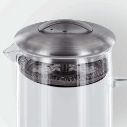 Caraffa di vetro per infusione fredda con filtro rimovibile in acciaio inossidabile - 1.5 L - Aromandise