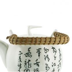 Théière Jiangxi en en faïence traditionnelle, avec filtre inox - 1 litre - Aromandise