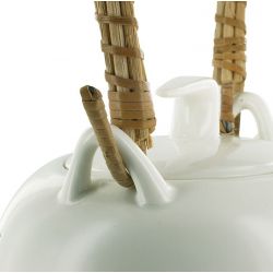 Théière Jiangxi en en faïence traditionnelle, avec filtre inox - 1 litre - Aromandise