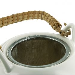 Teekanne Jiangxi aus traditionellem Steingut, mit Edelstahlfilter - 1 Liter - Aromandise