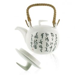Théière Jiangxi en en faïence traditionnelle, avec filtre inox - 1 litre - Aromandise