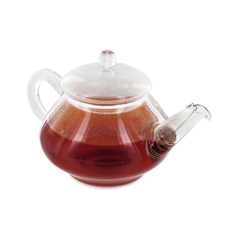 Théière MINI en verre borosilicate avec filtre inox intégré - 0,32 L - Aromandise