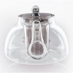 Théière en verre borosilicate avec filtre inox - 0,80 L - Aromandise