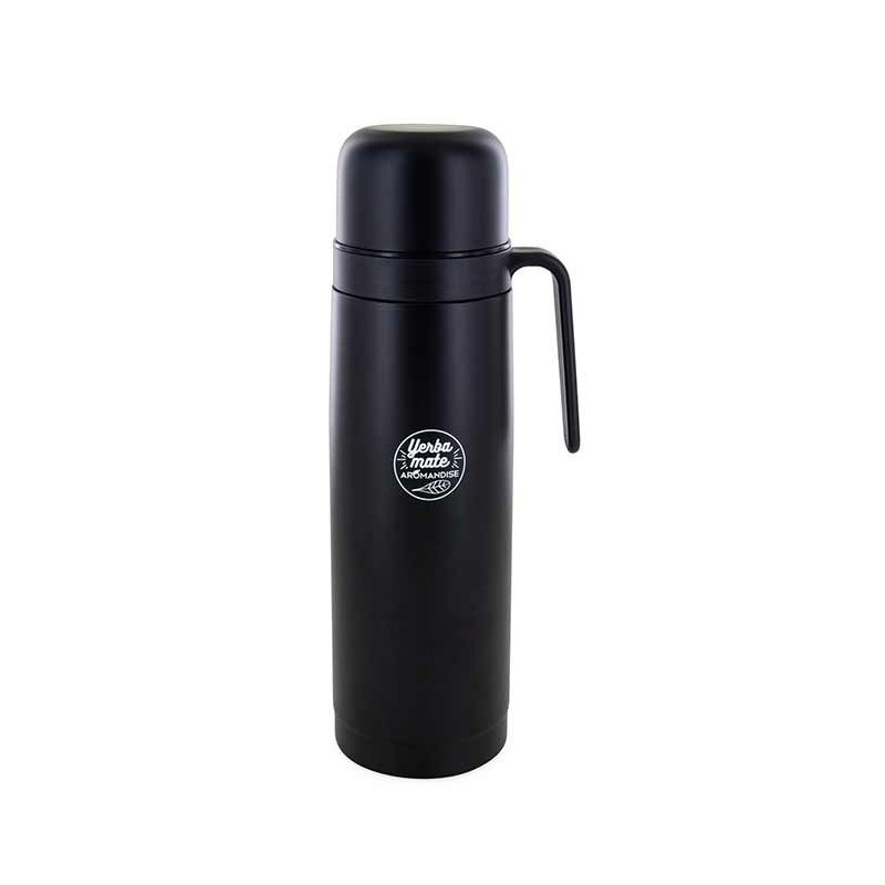 Thermos pour maté en acier inoxydable avec bec verseur - 1 Litre - Aromandise
