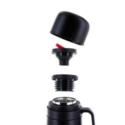 Thermoskanne für Mate aus Edelstahl mit Ausguss - 1 Liter - Aromandise