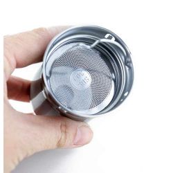 Trinkflasche aus Bambus, mit doppelter Wand und Edelstahlfilter für Ihre Kräutertees - 450ml - Aromandise