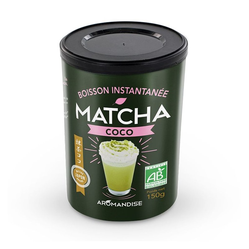 Instant Getränk, Matcha-Kokosnuss BIO - 100g - Aromandise