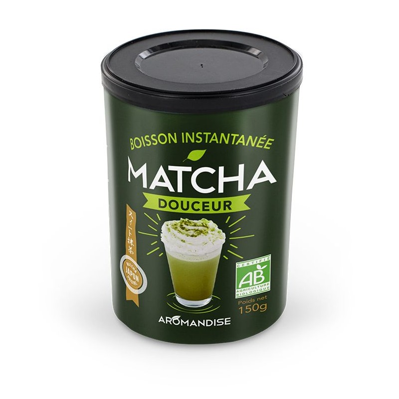Boisson instantanée, Matcha Douceur BIO - 100g - Aromandise