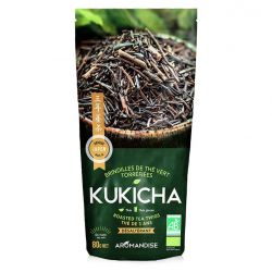 Hojicha Kukicha, Tè verde giapponese biologico tostato - 80g - Aromandise