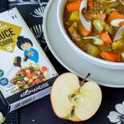 Quadratische Sauce BIO, Japanisches Curry - 90g, 5 Portionen - Aromandise