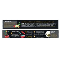 Quadratische Sauce BIO, Curry Vert Thai - 90g, 5 Portionen - Aromandise