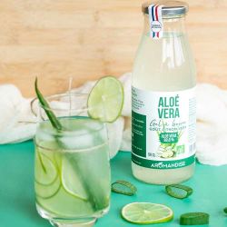 Trinkgel aus Aloe Vera und Limette - 0,5 Liter - Aromanidse