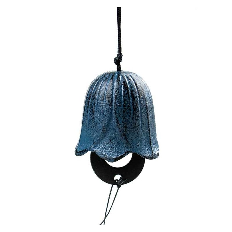 Giocattolo a vento in ghisa (Furin), Mughetto - blu - 1 pezzo - Aromandise