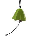 Jouet du vent japonais en fonte, Campanule - Vert - 1 pce - Aromandise