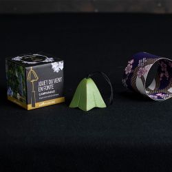 Japanisches Windspiel aus Gusseisen, Glockenblume - Grün - 1 St. - Aromandise