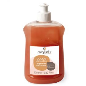 Ultra-mildes Geschirrspülmittel mit rosa Tonerde - 500ml - Argiletz