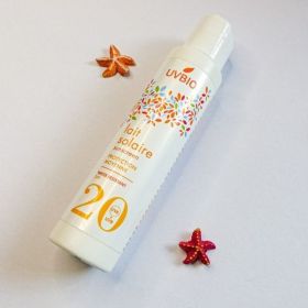 BIO Sonnenmilch, wasserfest, Hoher Durchschnitt - Lichtschutzfaktor 20, 100ml - UVBIO