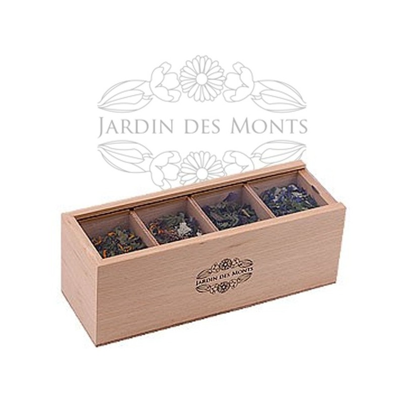 Coffret Découverte Infusions - 4x 20g - Jardin des monts (L'herboriste de montagne)