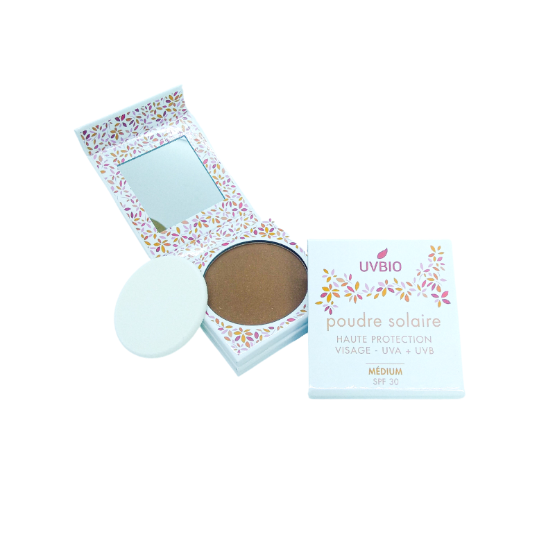 Poudre solaire BIO, Haute protection, Médium - Indice 30 - UVBIO