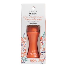 Mattierender/reinigender Roll-on aus Vulkangestein, nachfüllbar - Lady Green