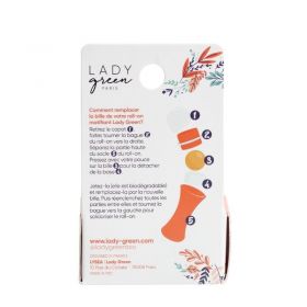 Nachfüllpackung für mattierenden/reinigenden Roll-on aus Vulkangestein - 2 Stück - Lady Green