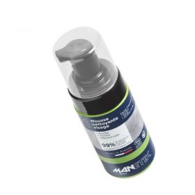 PURE PLAYER, Mousse Nettoyante - Purifie, tonifie, désincruste - 100ml - ManEtik