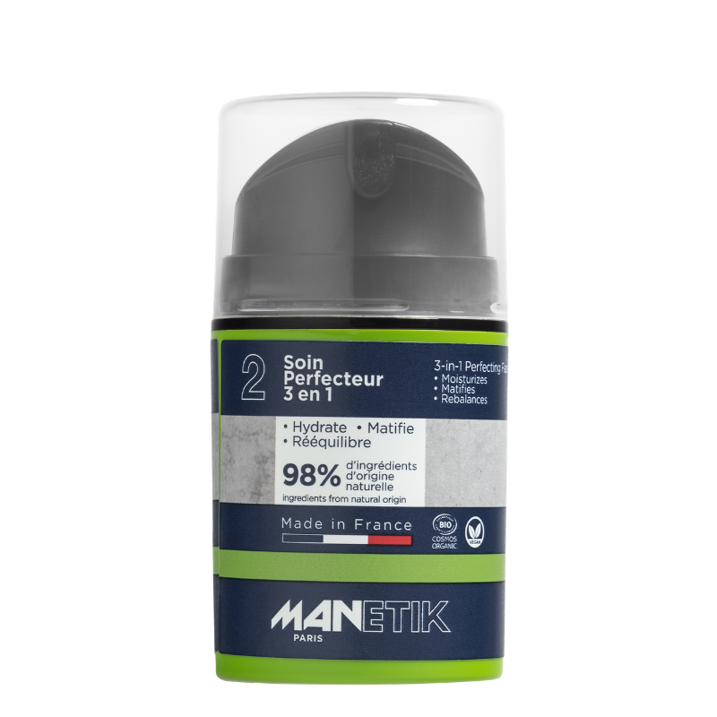PERFECT & MAT, Soin perfecteur 3 en 1, pour jeunes hommes - 50ml - ManEtik