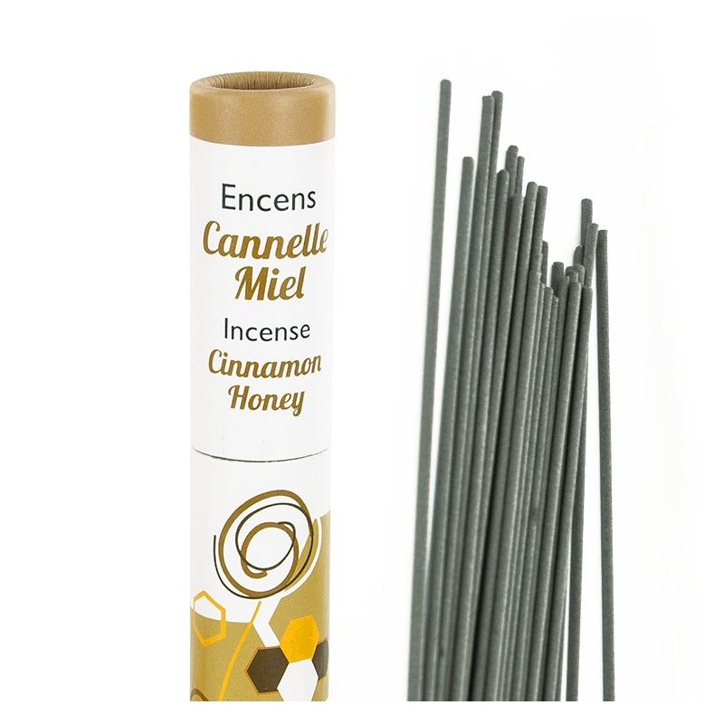 Encens végétal Japonais, Herbosense, 100% naturel -  Cannelle, Miel - 30pces - Les Encens du Monde