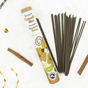 Encens végétal Japonais, Herbosense, 100% naturel -  Cannelle, Miel - 30pces - Les Encens du Monde