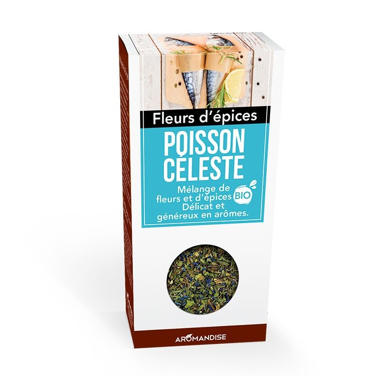 Gewürzblüten BIO, Fisch Celeste - 25g - Aromandise