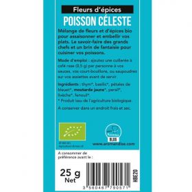 Gewürzblüten BIO, Fisch Celeste - 25g - Aromandise