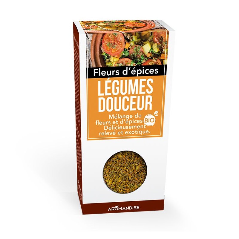 Fiori di spezie biologici, verdure dolci - 45g - Aromandise