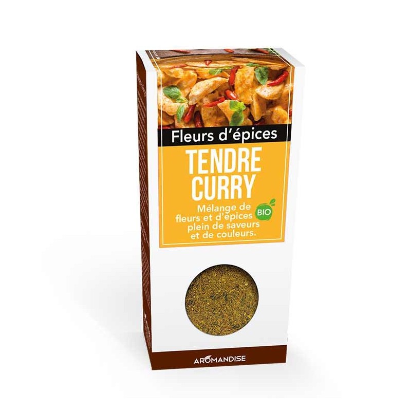 Gewürzblüten BIO, Zartes Curry - 40g - Aromandise