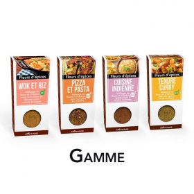 Gewürzblüten BIO, Zartes Curry - 40g - Aromandise