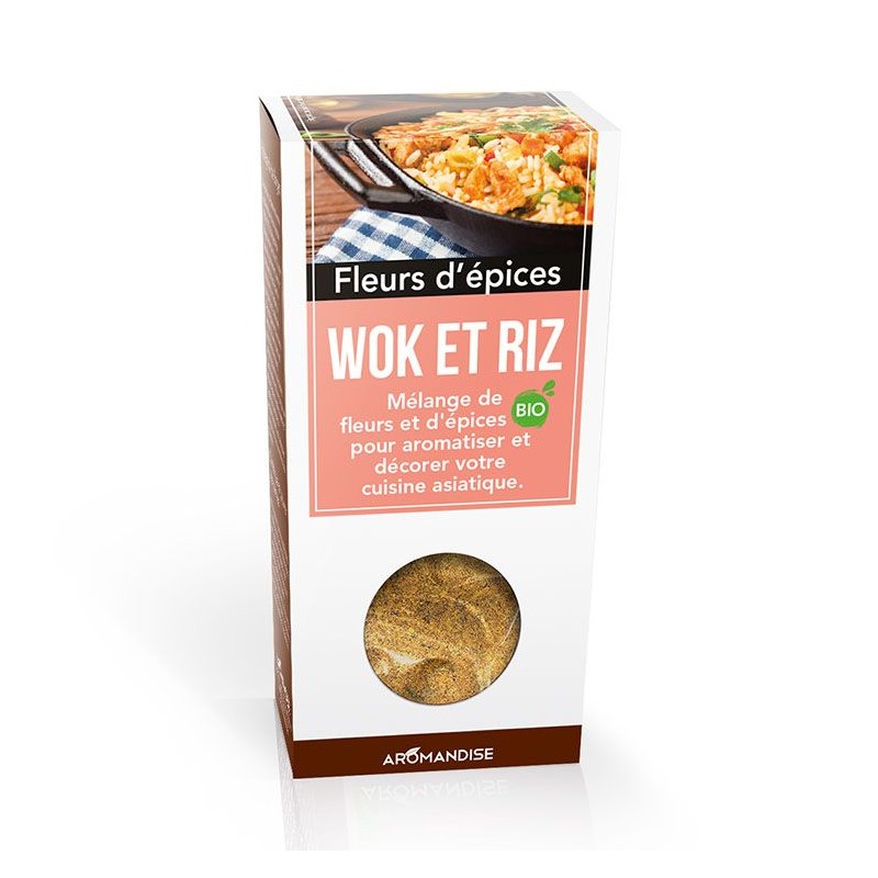 BIO Gewürzblüten, WOK & Reis - 48g - Aromandise