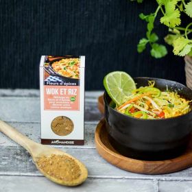 Fleurs d'épices BIO, WOK & Riz - 48g - Aromandise