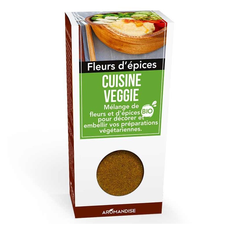 Fleurs d'épices BIO, Cuisine végétarienne - 38g - Aromandise