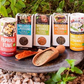 Fleurs d'épices BIO, Grillades de légumes - 20g - Aromandise