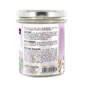 Candela 100% cera di soia naturale "Relax" - 150g - Aromandise