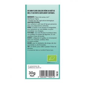 Fleurs à croquer BIO, Fleurs de sureau - 30g - Aromandise