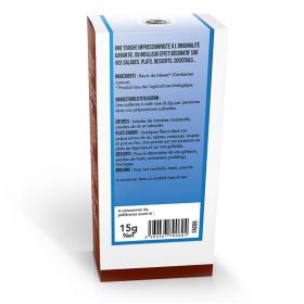 Fiori biologici da mangiare,  Fiordalisi - 30g - Aromandise