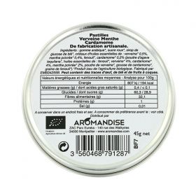 Traditionelle Pastillen aus dem Languedoc, mit Eisenkraut und Minze - 45g - Aromandise