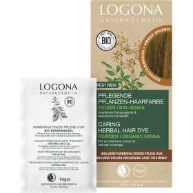 Colorante vegetale organico in polvere BIO 060 - Nocciola - 2x50g - Logona