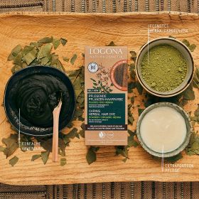 Colorante vegetale organico in polvere BIO 060 - Nocciola - 2x50g - Logona